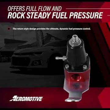 Aeromotive 13301 Adjustable Fuel Pressure Regulator for EFI