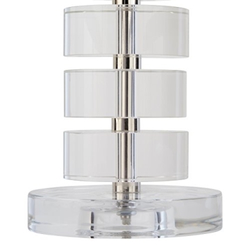 Stone & Beam Modern Crystal Glass Table Lamp with Shade