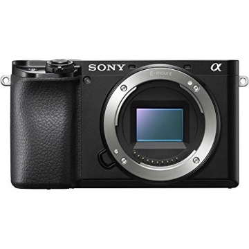 Sony Alpha A6100 Mirrorless Camera with 16-50mm Zoom Lens, Black (ILCE6100L/B)