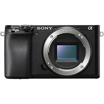 Sony Alpha A6100 Mirrorless Camera with 16-50mm Zoom Lens, Black (ILCE6100L/B)