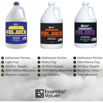 High Density Fog Juice - 1 Gallon for Fog Machines