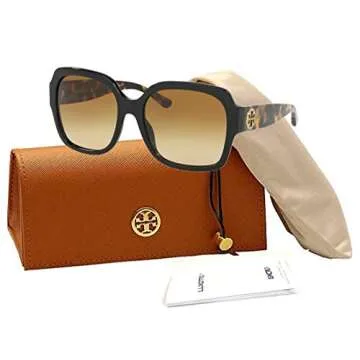 Tory Burch TY7140 Square Sunglasses with Eyewear Kit