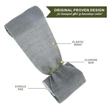 Swiss Safe Israeli Bandages - Emergency Compression Kit