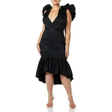 Making The Cut Women's Ruffle Dress - Flattering Fit & Style