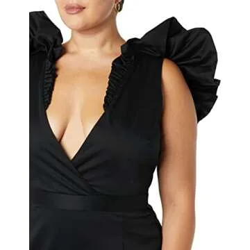 Making The Cut Women's Ruffle Dress - Flattering Fit & Style