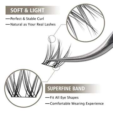 DIY Eyelash Extension Lash Clusters for Natural Looks