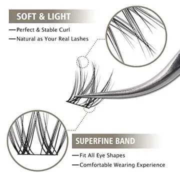 DIY Eyelash Extension Lash Clusters for Natural Looks