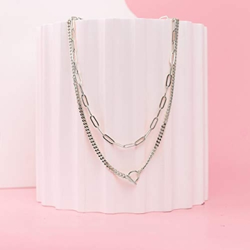 PAVOI Double Lock Chain Necklace - Durable & Hypoallergenic