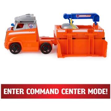 Paw Patrol Zuma Transforming Toy Trucks for Kids