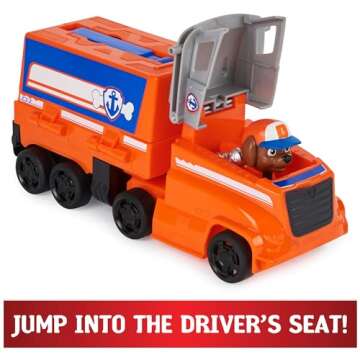 Paw Patrol Zuma Transforming Toy Trucks for Kids