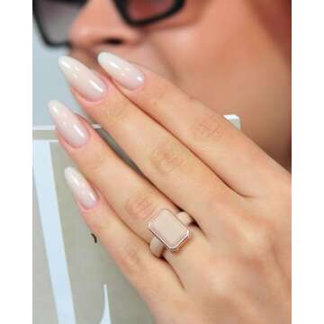 Comfortable Women's Silicone Engagement Rings in Rose Gold