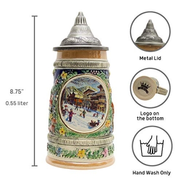 Authentic German Beer Stein Oktoberfest Collectible Gift