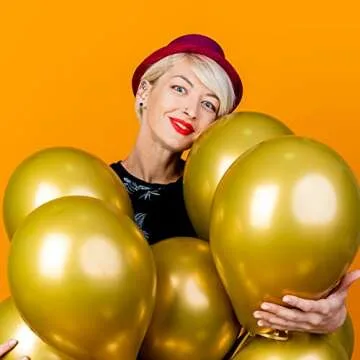 130pcs Metallic Gold Balloon Garland Kit for Parties