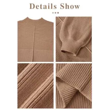 NALANISA Women's Chunky Pullover Sweater for Fall