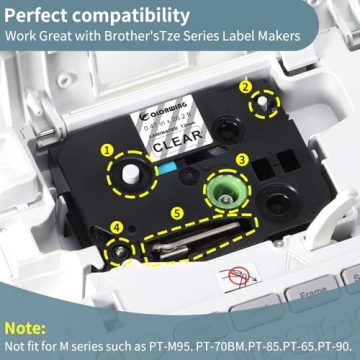 TZe-131 Compatible Brother P-Touch Label Tape 3-Pack