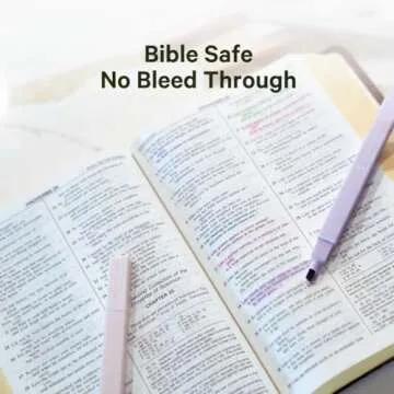 ALABASTER Co. - No Bleed 6 Pcs, Chisel Tip, Muted Pastel Color, Pastel Highlighter Set, Aesthetic Bible Study Supplies, Bible Highlighter, Gift