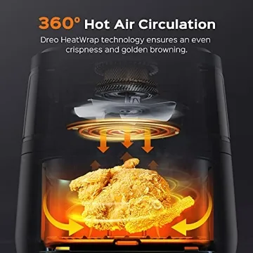 Dreo Air Fryer Pro Max with Visible Window 6.8QT