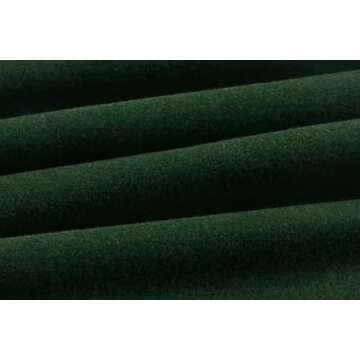 CHARTOU Women's Casual Thicken Wool Blend Stand Collar Single Breasted Pea Coat (Large, Green)