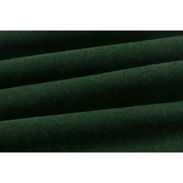 CHARTOU Women's Casual Thicken Wool Blend Stand Collar Single Breasted Pea Coat (Large, Green)