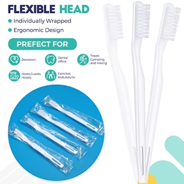Affordable 200 Pack Individually Wrapped Toothbrushes