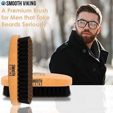 Smooth Viking Beard Brush Set for Perfect Grooming