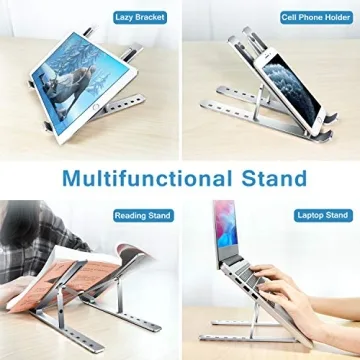 ivoler Laptop Stand - Adjustable Ergonomic & Portable Holder
