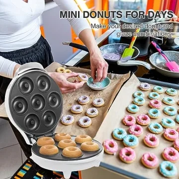 Mini Donut Maker for Home Baking - Enjoy Fresh Treats