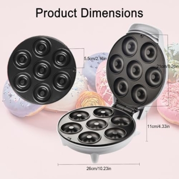 Mini Donut Maker for Home Baking - Enjoy Fresh Treats