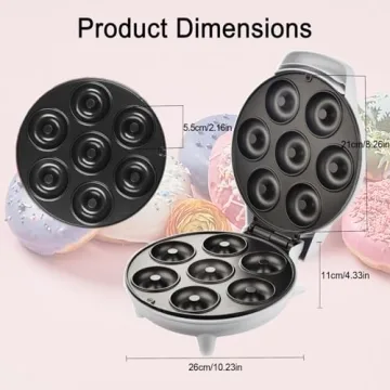 Mini Donut Maker for Home Baking - Enjoy Fresh Treats