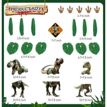 Dinosaur Trunk or Treat Decoration Kit for Halloween
