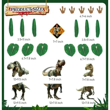 Dinosaur Trunk or Treat Decoration Kit for Halloween