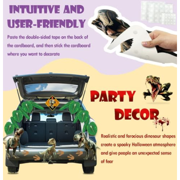 Dinosaur Trunk or Treat Decoration Kit for Halloween