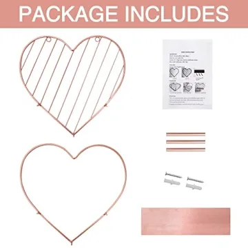 Afuly Floating Shelves Cute Pink Heart Wall Organizer