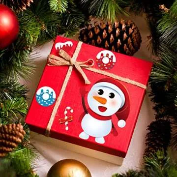 Joy Bang Christmas Stickers for Kids, 30 Sheets Make Santa Snowman Face Stickers Christmas Party Favors Supplies Christmas Crafts for Kids Christmas Activities Games Stocking Stuffers for Kids
