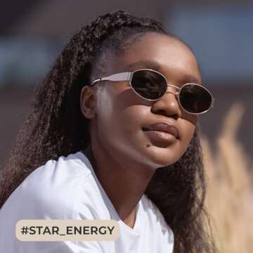 livho Oval Trendy Polarized Sunglasses Women Men, Retro Sun Glasses for Women Men 2025, Vintage Classic UV Protection Shades