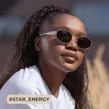 livho Oval Trendy Polarized Sunglasses Women Men, Retro Sun Glasses for Women Men 2025, Vintage Classic UV Protection Shades