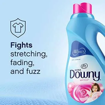 Downy Ultra Plus Laundry Fabric Softener Liquid, April Fresh Scent, 152 Total Loads (Pack Of 2)