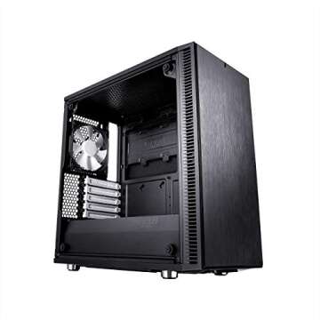 Fractal Design Define Mini C - Mini Tower Computer Case - mATX - Optimized for High Airflow and - 2X...