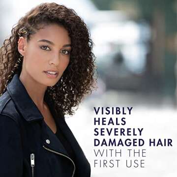 Nexxus Keraphix Shampoo and Conditioner - Damaged Hair Treatment System with Keratin Protein and Black Rice, 2 Count & 3 Repair Masks Treatment, 33.8 oz, 1.5 oz, 3 Count, 5 Count ( Pack of 1)