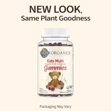 Organic Kids Gummy Vitamins Vegan Non-GMO & Gluten-Free