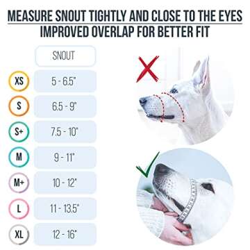 Gentle Dog Muzzle - Prevent Biting with Comfort Fit