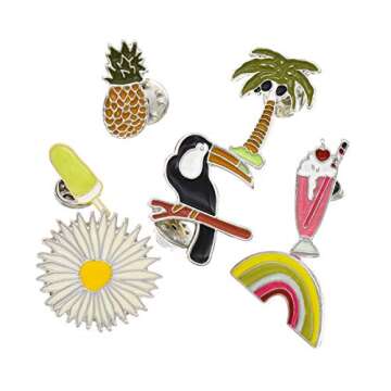 MeliMe Cute Cartoon Brooch Pins - Decorative Enamel Badge for All