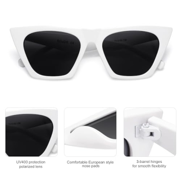 SOJOS Oversized Cateye Polarized Sunglasses for Women