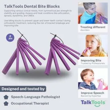 TalkTools Dental Bite Blocks for Effective Oral Motor Skills Development