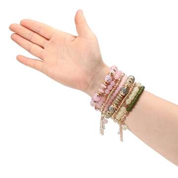 Solosoya Bohemian Stackable Bracelets Set for Women