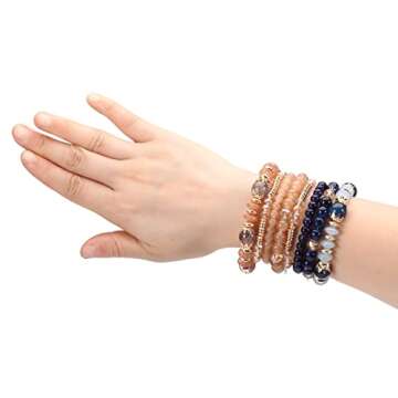 Solosoya Bohemian Stackable Bracelets Set for Women