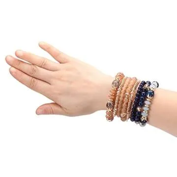 Solosoya Bohemian Stackable Bracelets Set for Women