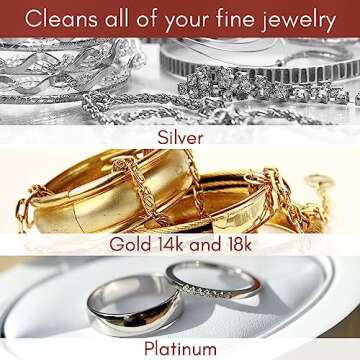 Pro Size Polishing Cloth Set of 2 Large Cleaning Cloths Pure Cotton Made in USA for Gold Silver and ...