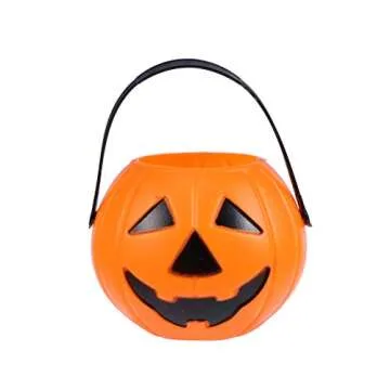 Toyvian Mini Pumpkin Buckets - Perfect Halloween Candy Holders