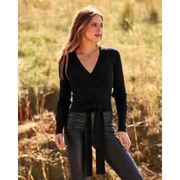 Chic BTFBM Women's Wrap Sweater for All Occasions